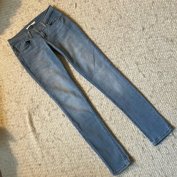 💕 Levi’s Size 24 524 Skinny Light Wash Jeans - Picture 3 of 13